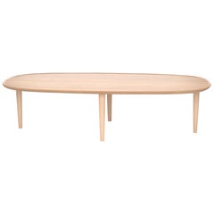 Table basse Fiori 140 en chêne par Poiat