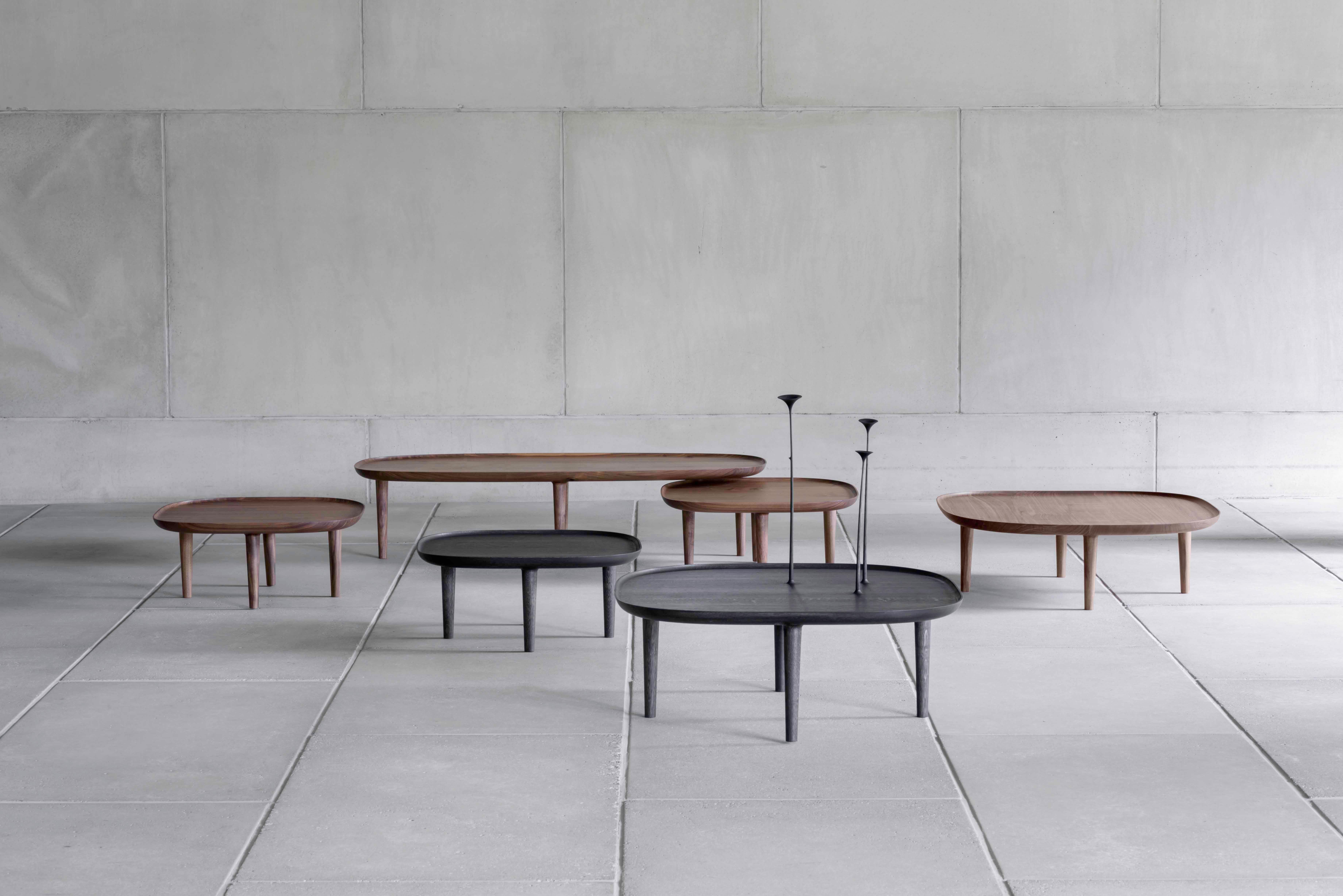 Fiori Table 65 in Oak by Poiat In New Condition For Sale In Helsinki, FI