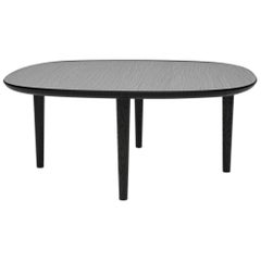 Fiori Table 85 in Black by Poiat
