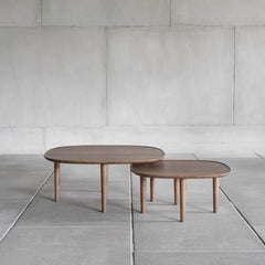 Fiori Coffee Table 85 in Dark Oak by Poiat