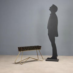 Mid-Century Modern Brass Planter, Italy, 1950s, Designer Unknown