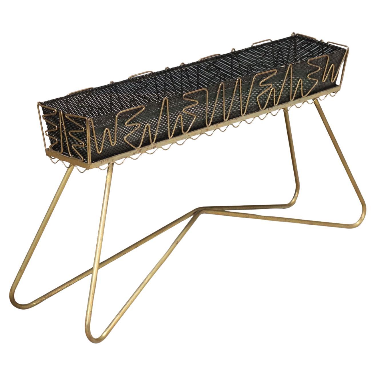 Fioriera in Ottone Anni 50 For Sale