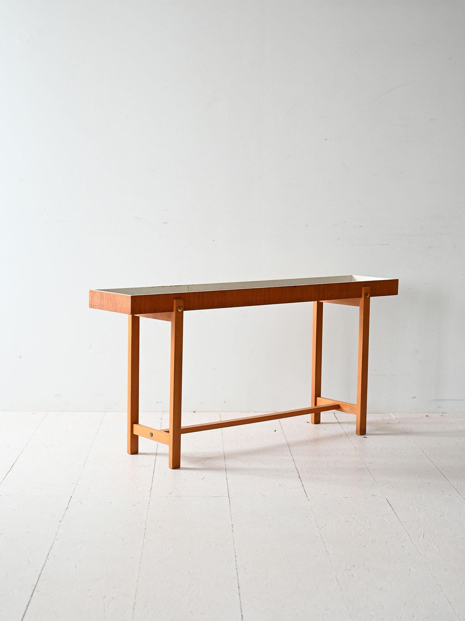 Scandinavian Modern Scandinavian vintage teak planter For Sale