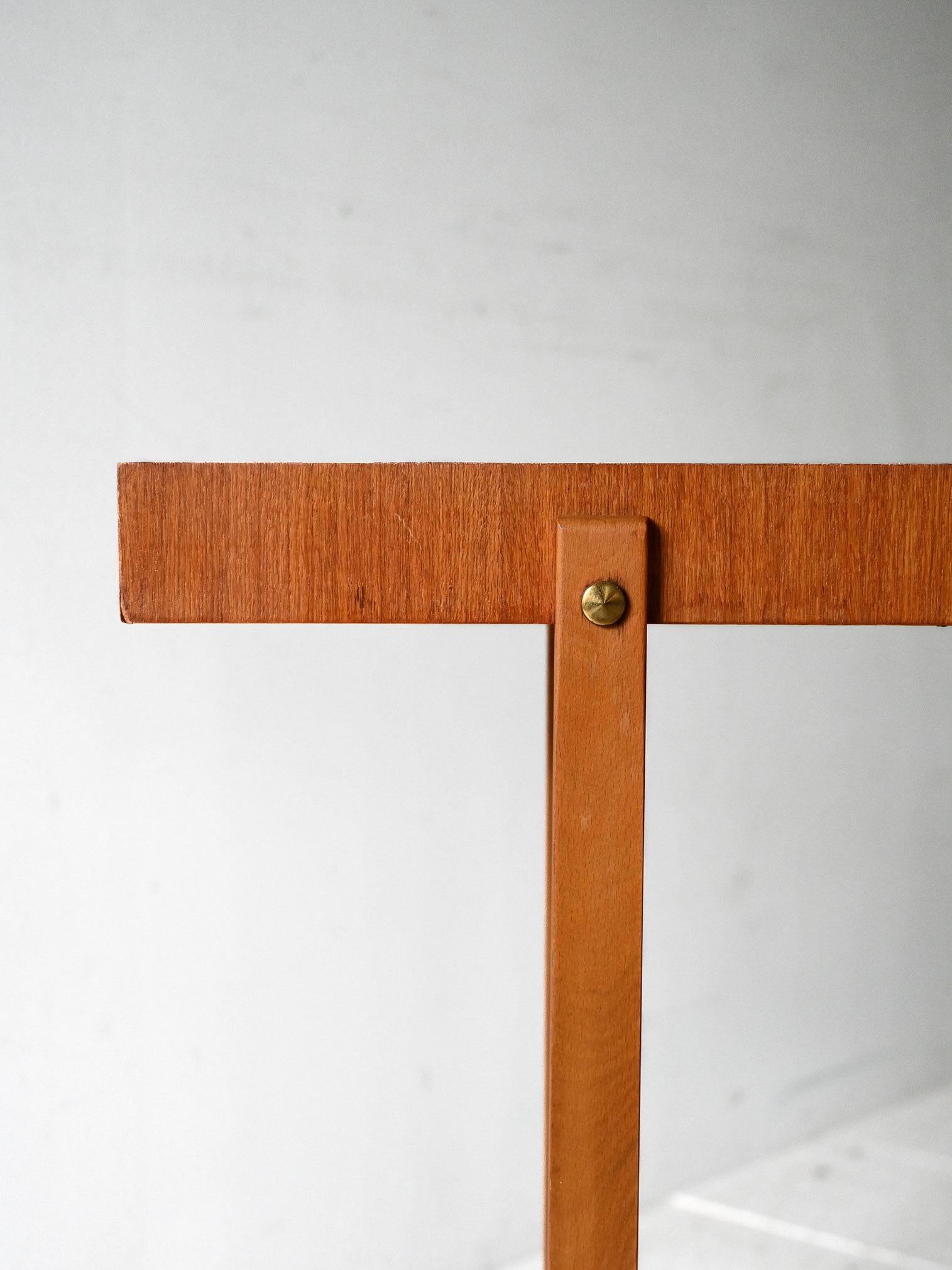 Teak Scandinavian vintage teak planter For Sale