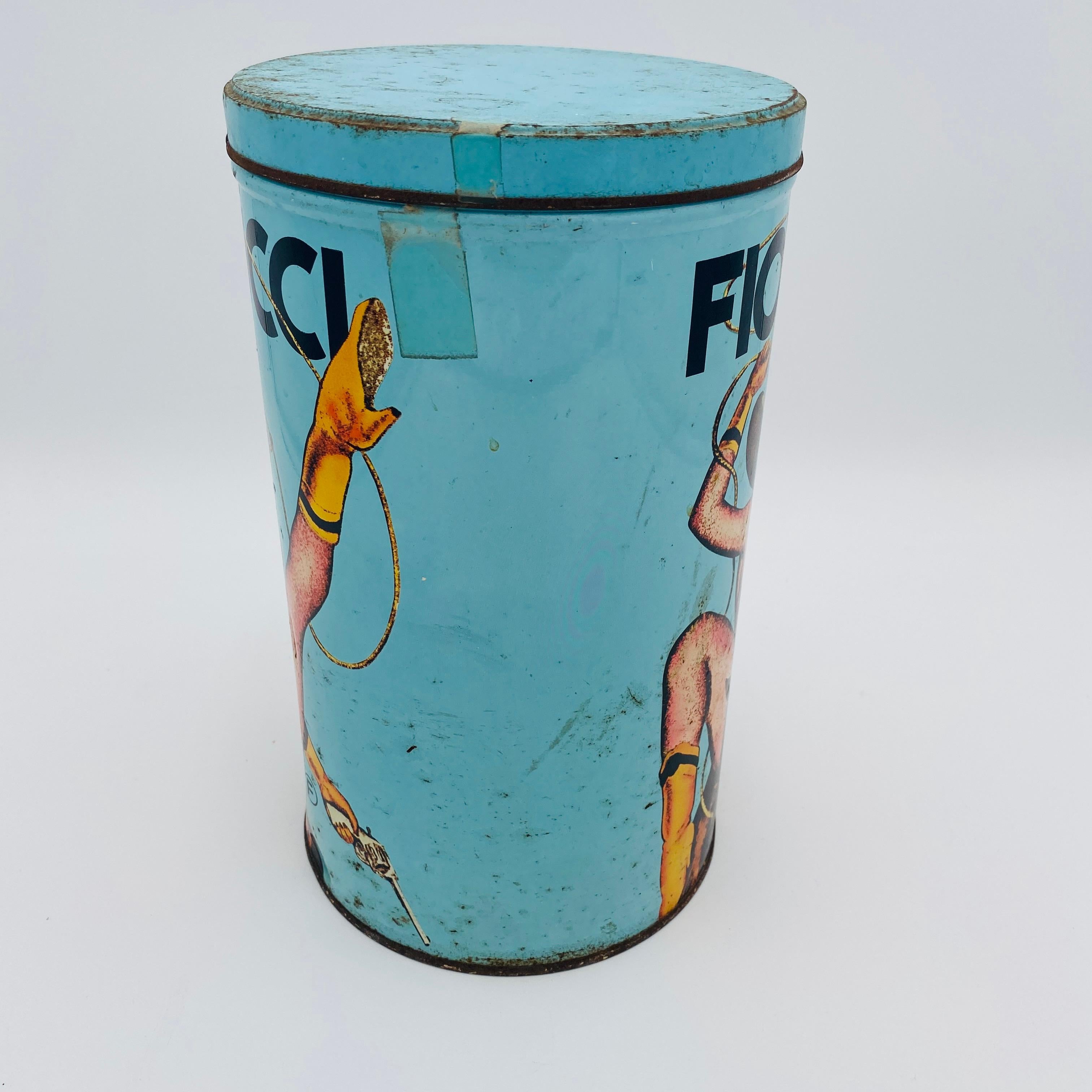 Acciaio Fiorucci Canister Italia, c. 1980 in vendita