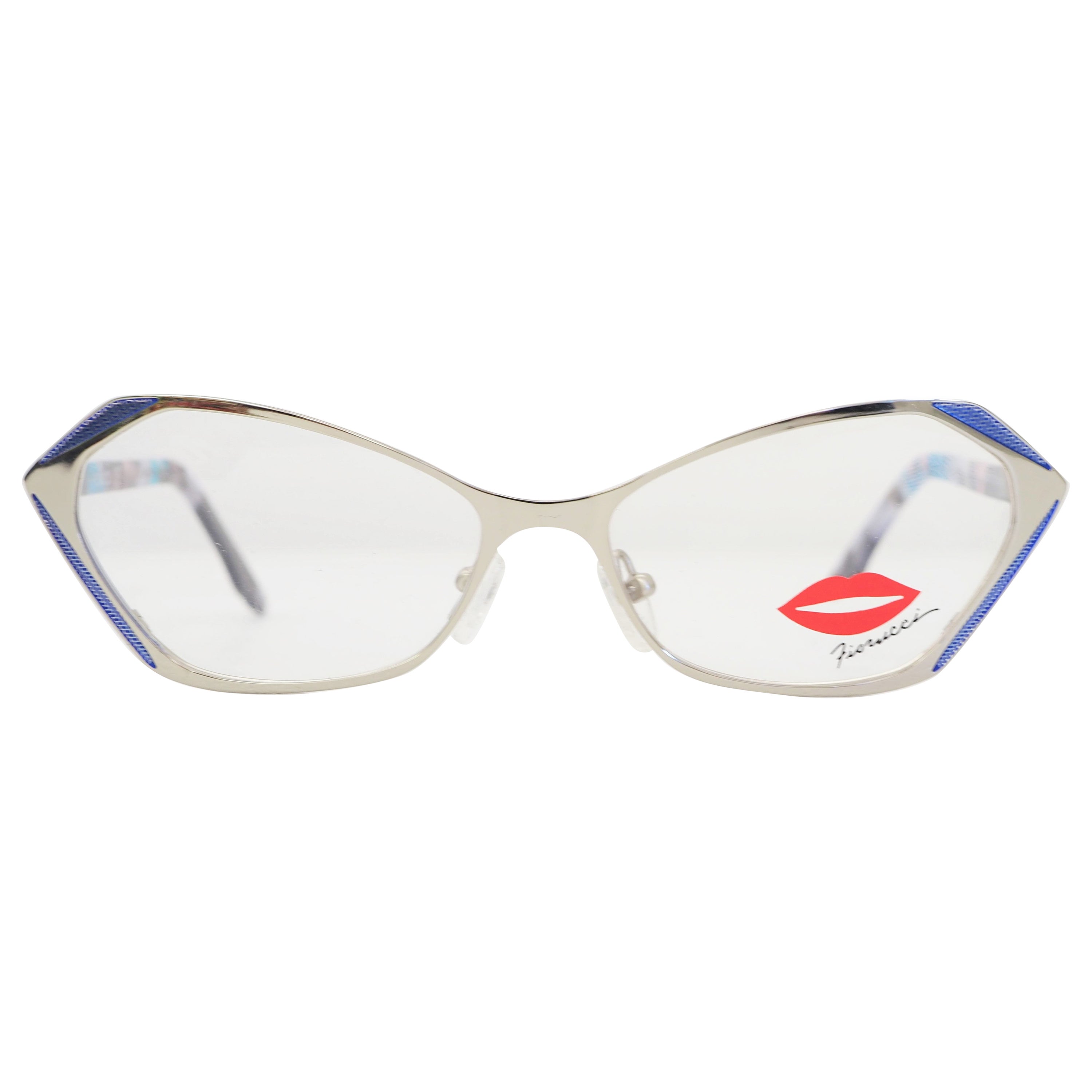 Pre-owned Fiorucci Frame Glasses Multicoloured In Gray