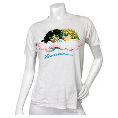 Fiorucci Iconic Angels Graphic Print Cotton T-Shirt circa 1980s