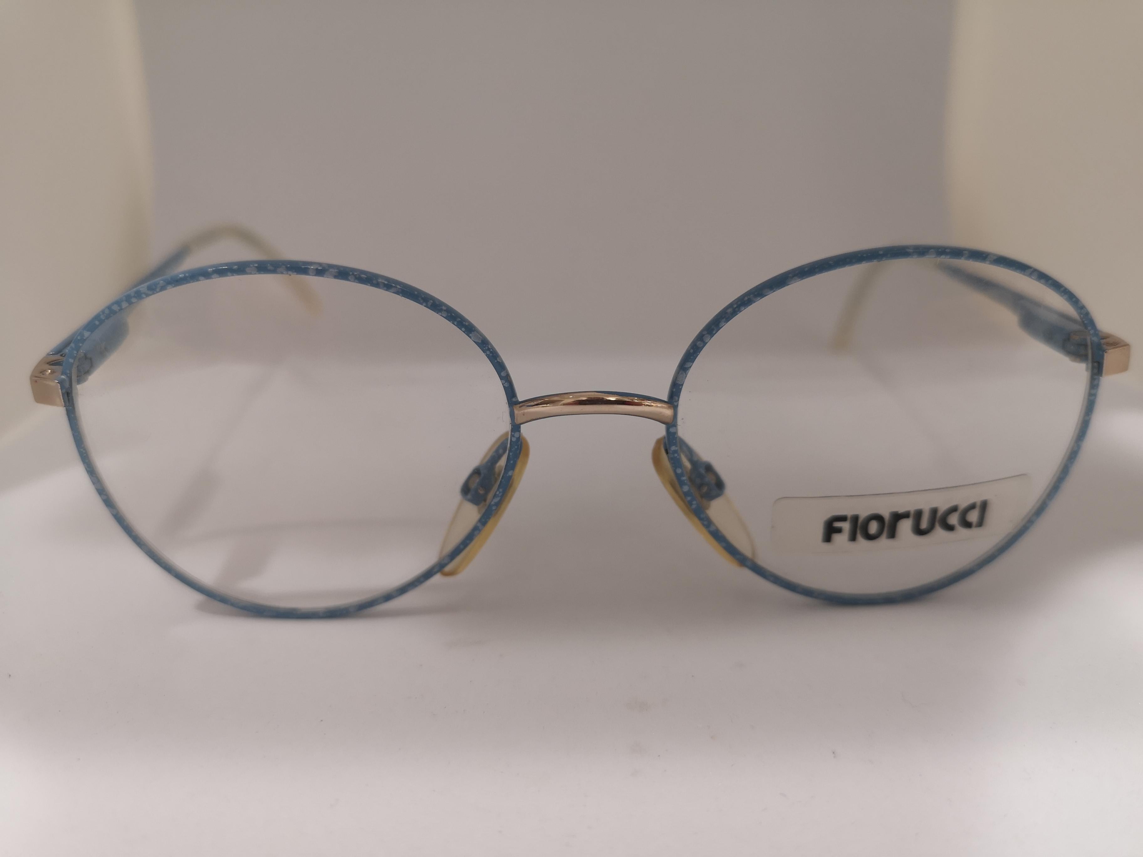 Fiorucci light blue frames glasses NWOT For Sale 1