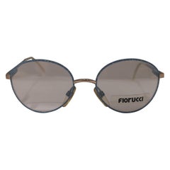 Lunettes Fiorucci à monture bleu clair NWOT