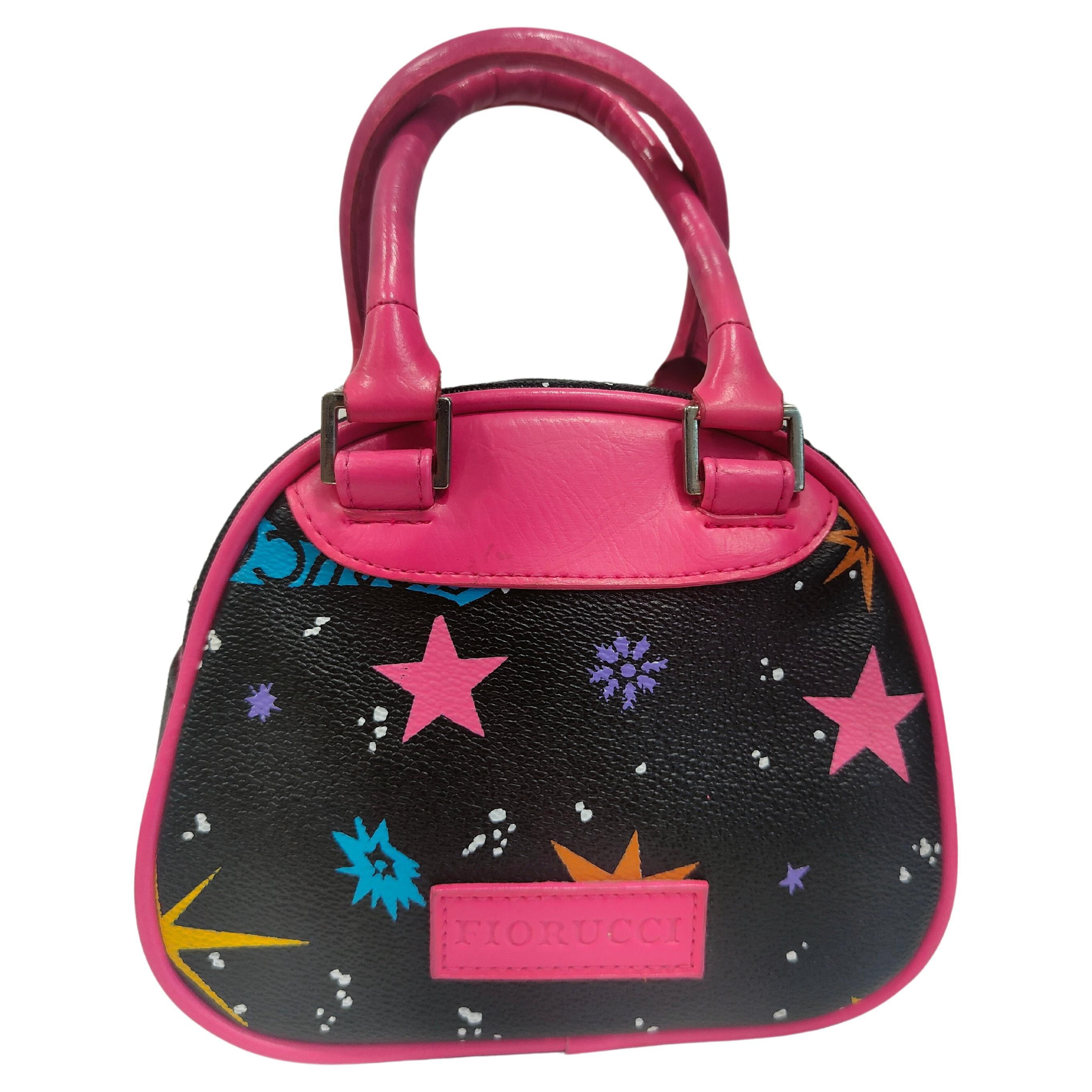 Fiorucci multicoloured leather handlebag 