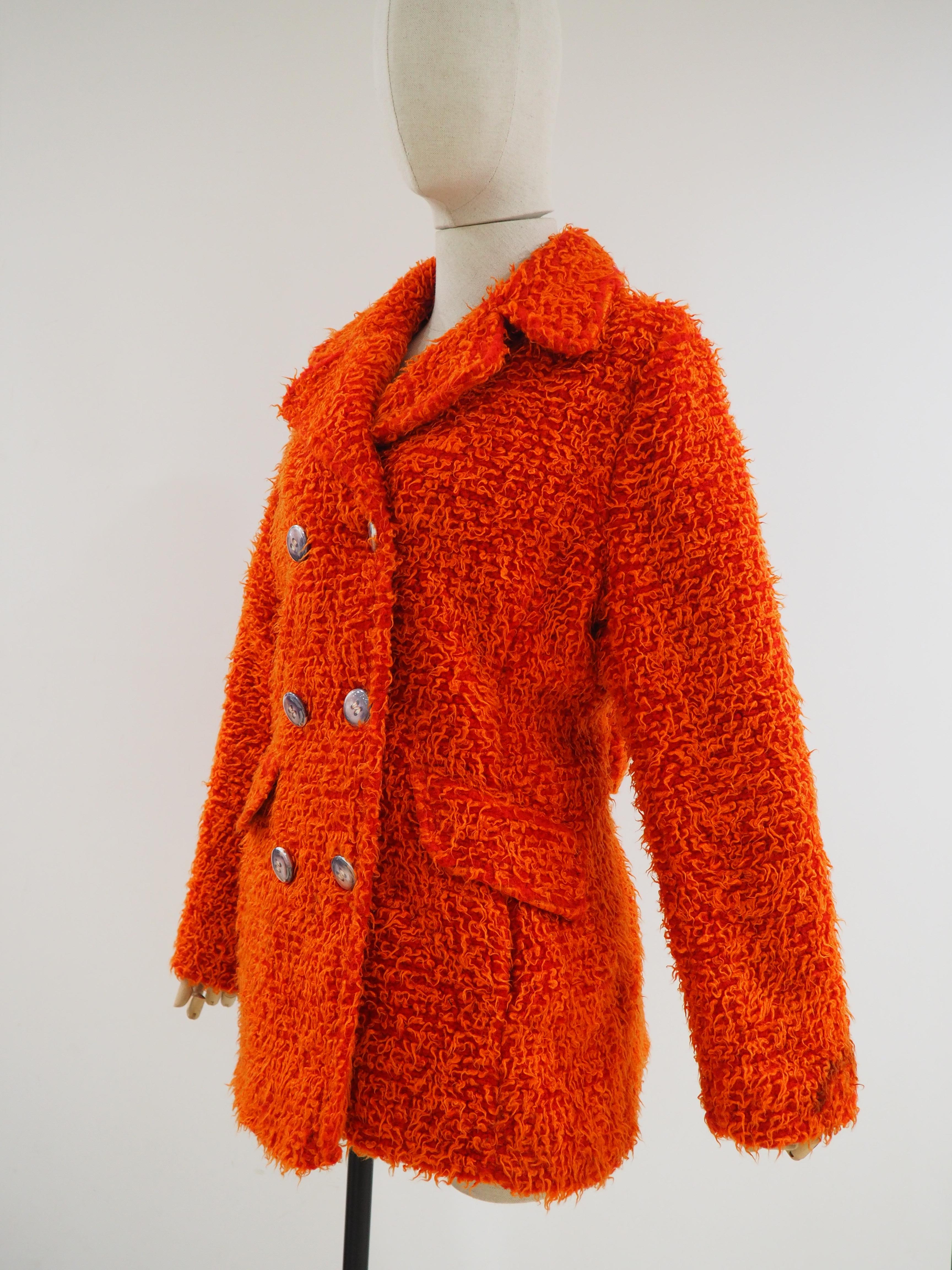 Fiorucci orange jacket
size L 
polyestere