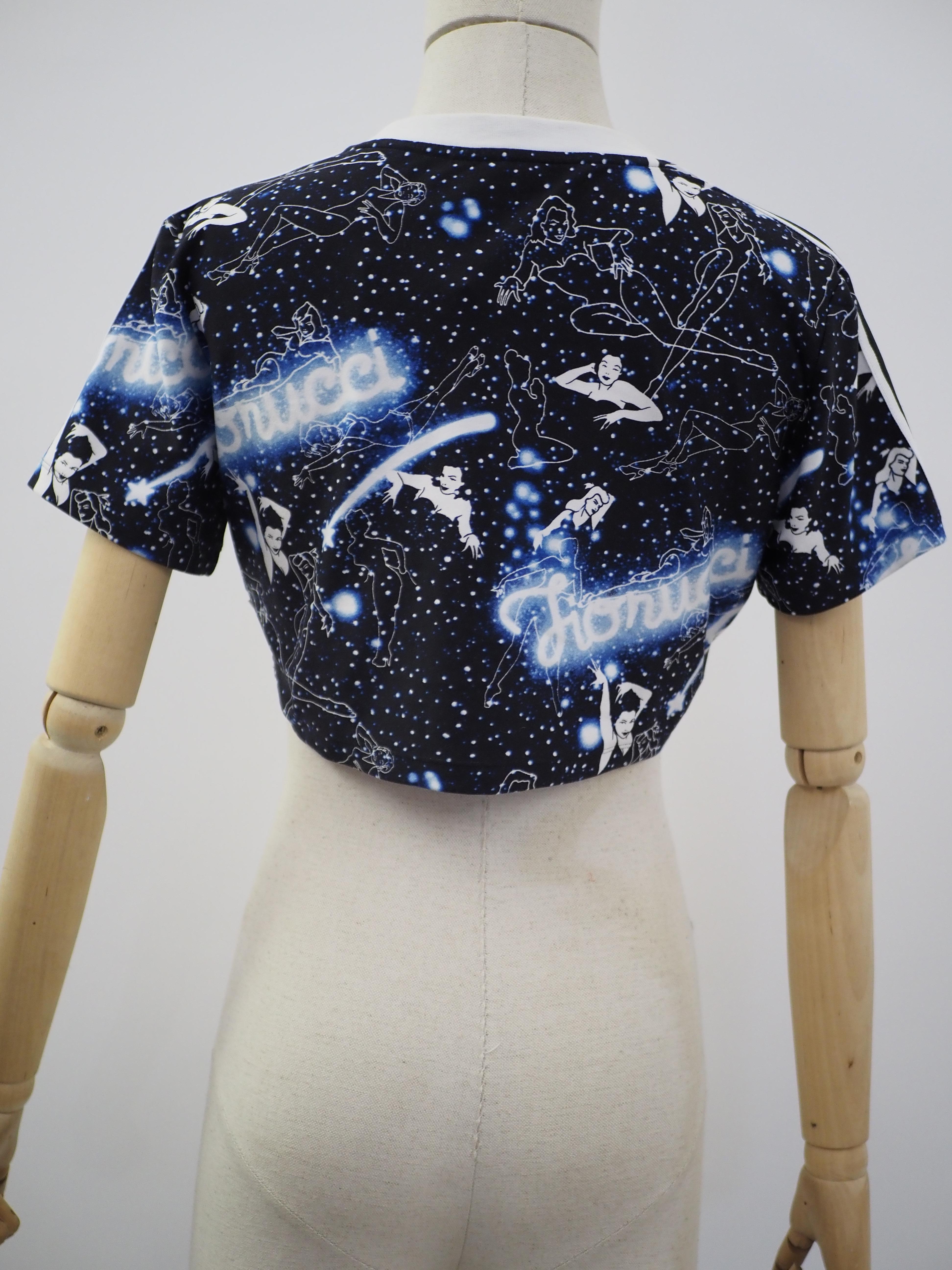 Fiorucci x Adidas multicoloured top In Excellent Condition In Capri, IT