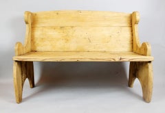 Banco de madera de abeto