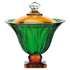 Fire Amber & Green Box with Lid