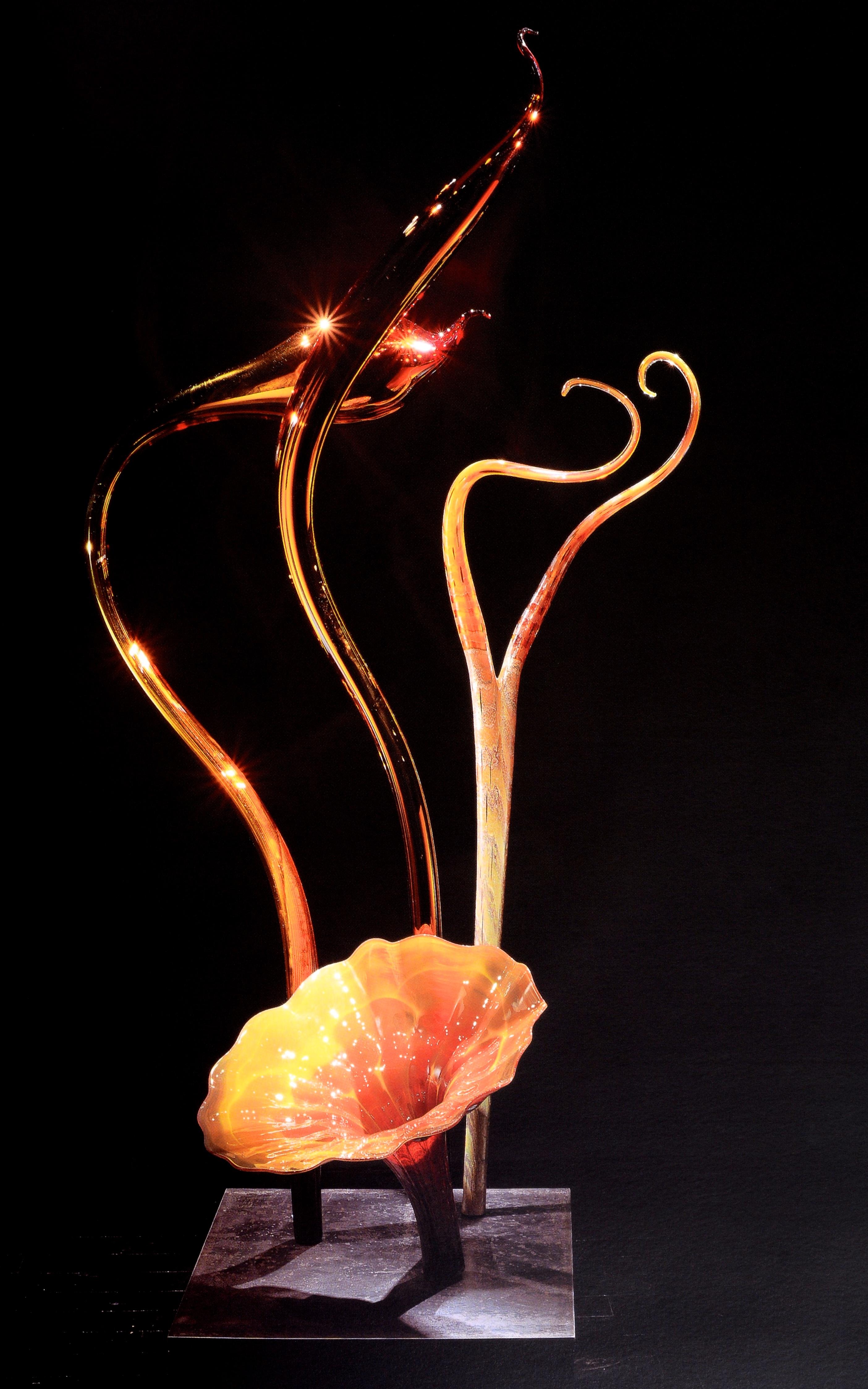 Contemporary Fire by Dale Chihuly, Stated 1st Limited Ed, 1/10000 For Sale