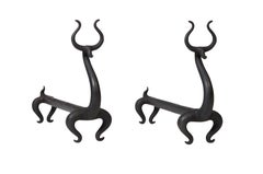 "Fire Deer" Andirons by Russel Wright