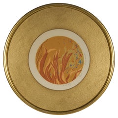 Fire-fly by Loretta Murawski Framed Serigraph 12/62, Mid Century Modern