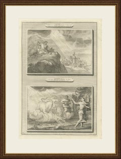 Fire from Heaven and Elijah's Chariot of Fire, Pieter Mortier, circa 1700