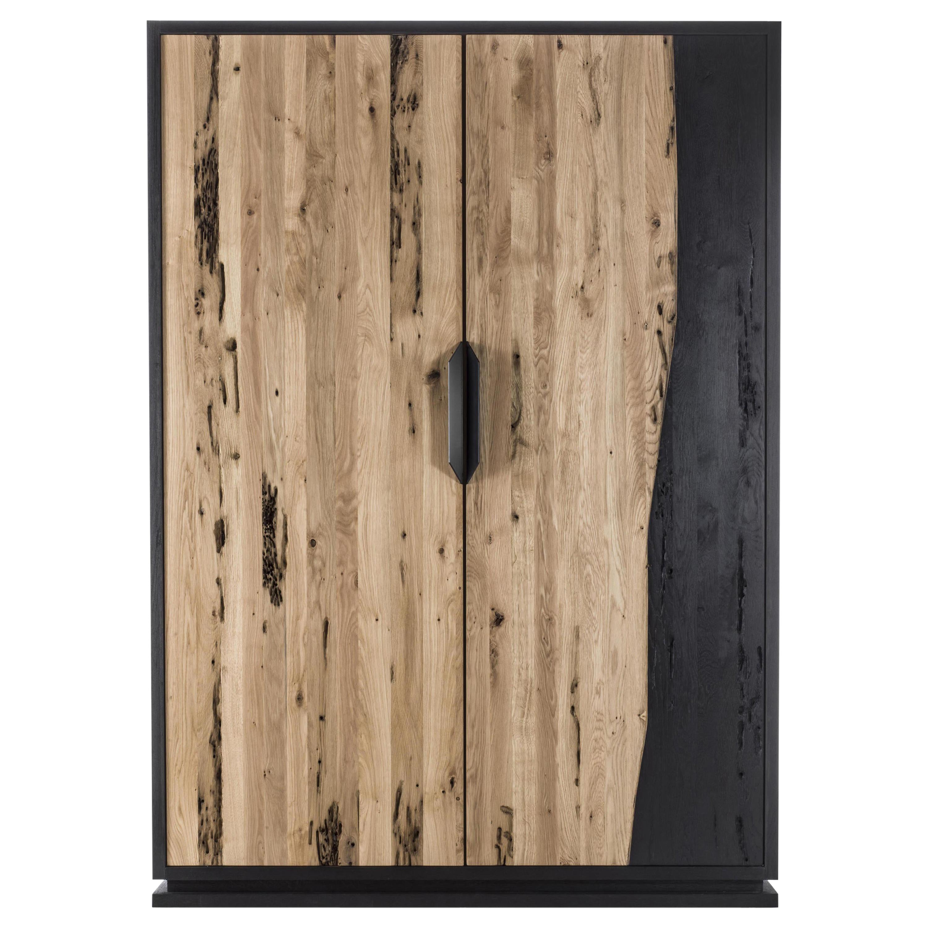 Fire High Sideboard aus Holz:: entworfen von Marco Piva:: hergestellt in Italien im Angebot
