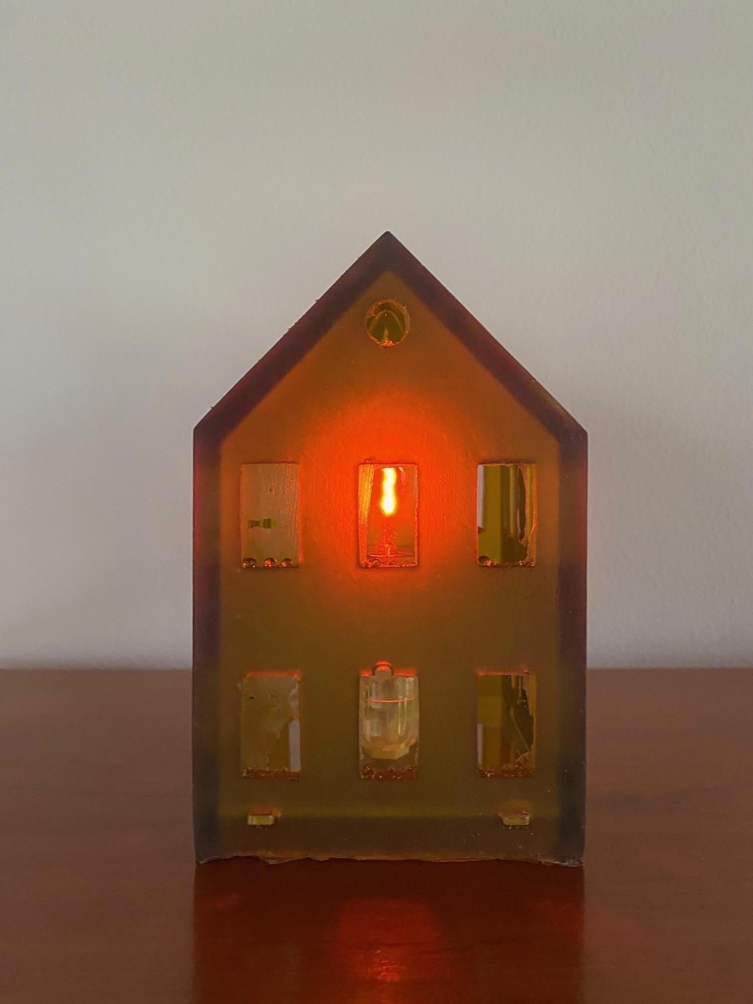 Fire Lamp Fuoco by Gaetano Pesce for Meritalia, 2000s 5