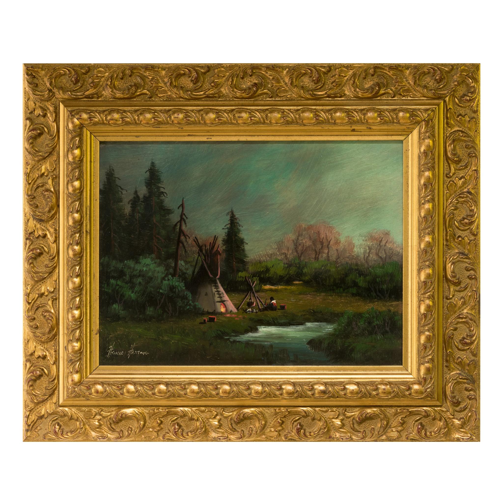 Original oil on board painting; 9