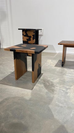 Tavolino Fire Oak III di Daniel Elkayam