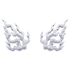 Boucles d'oreilles Fire of Agni en or 18 carats, Austy Lee