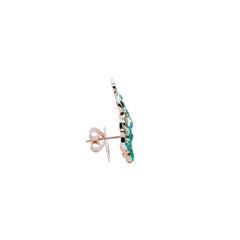 Fire of Agni Emerald Earrings, 18K Gold, Austy Lee