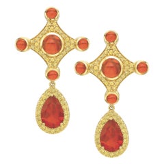 Gold Drop Earrings