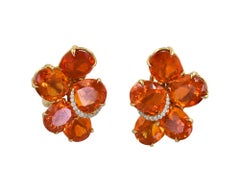 Spectra Fine Jewelry, Fire Opal Diamond Earrings & Ring Set