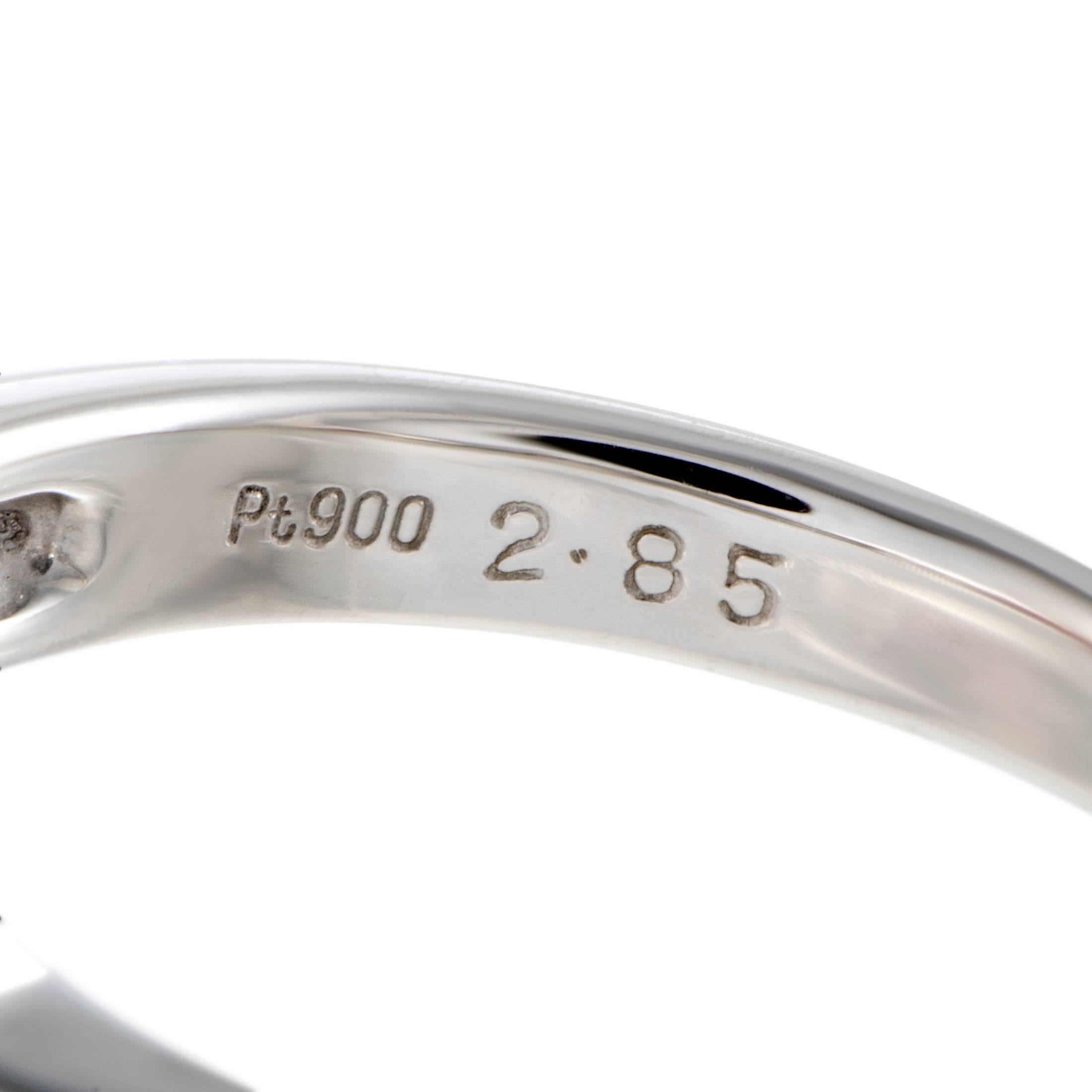 Women's Fire Opal Diamond Platinum Three-Stone Ring