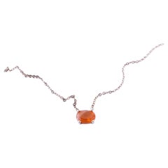 Fire Opal Gold Chain Necklace Choker J Dauphin