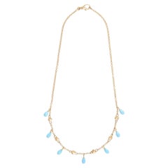 Collier rond en or §Opal