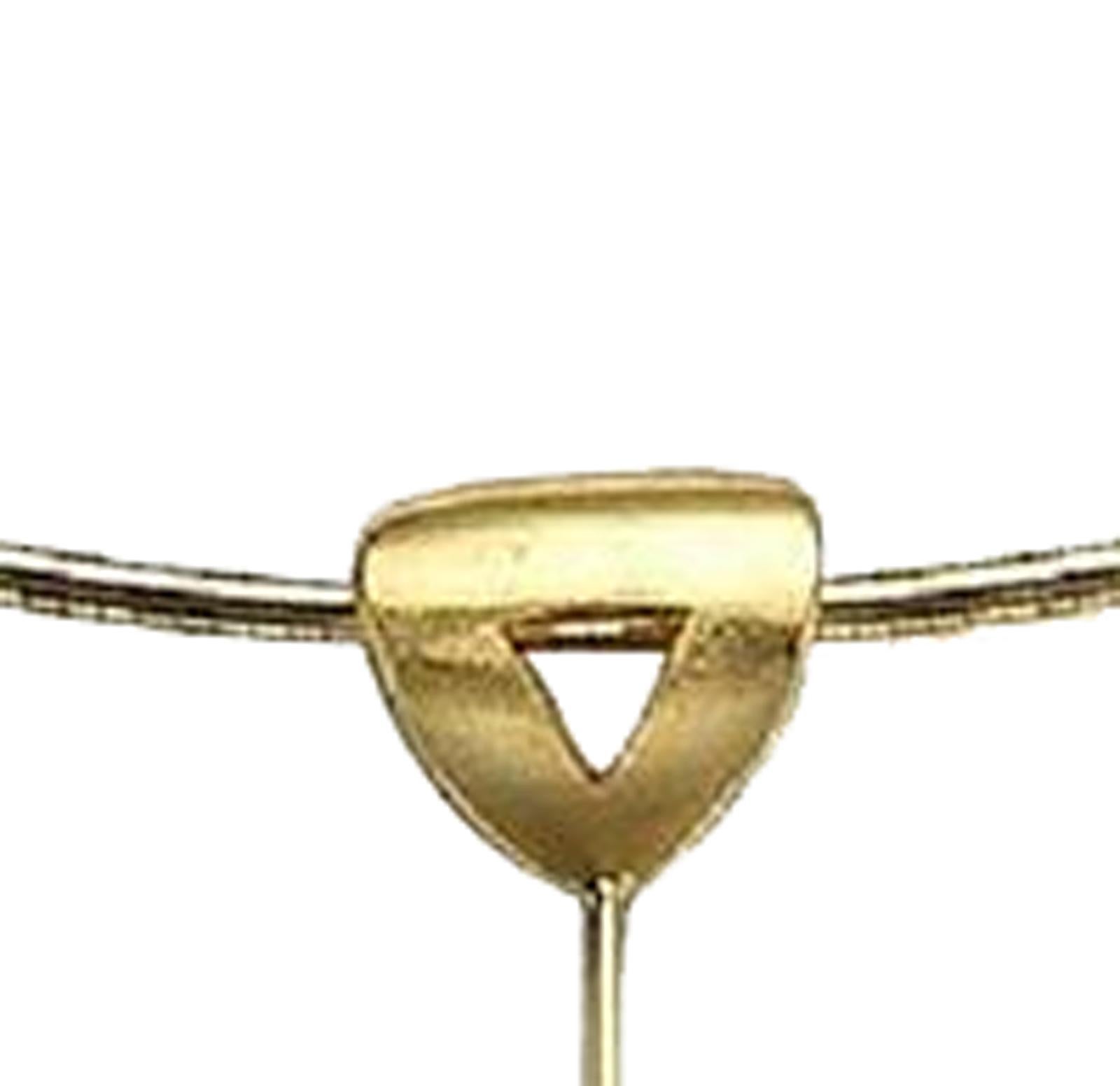Contemporary Fire Opal Trillion Pendant Necklace