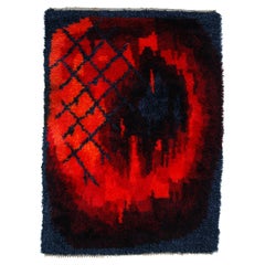 Fire Pattern Rya Rug by Ege Rya, Denmark
