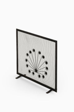 Feuerschirm aus Metall von Gunnar Ander, 1960er Jahre