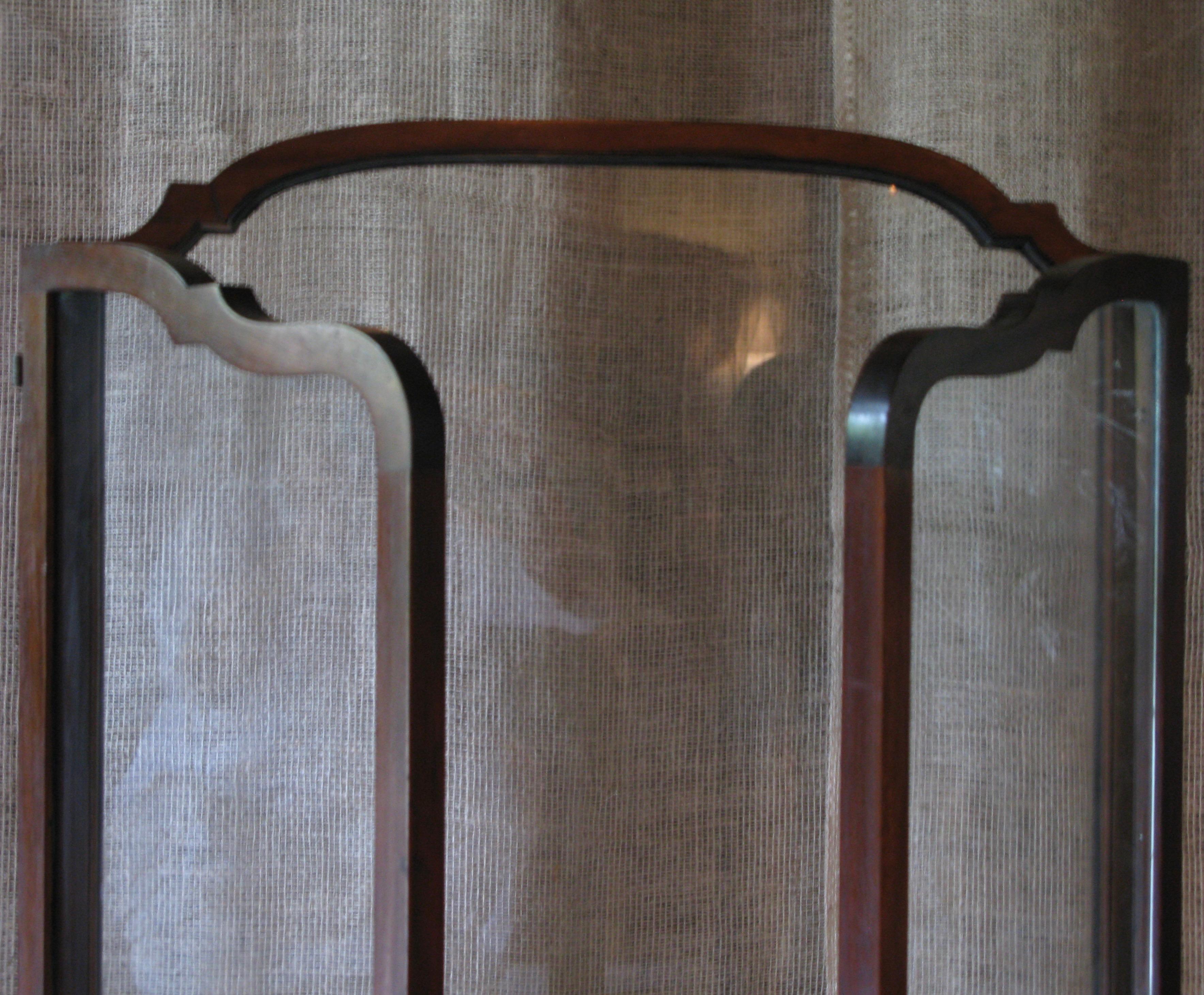 Fire Screen, Mahogany, English, Glass Fire Screen, Decorative Fire Screen In Good Condition In South Cotswolds, GB