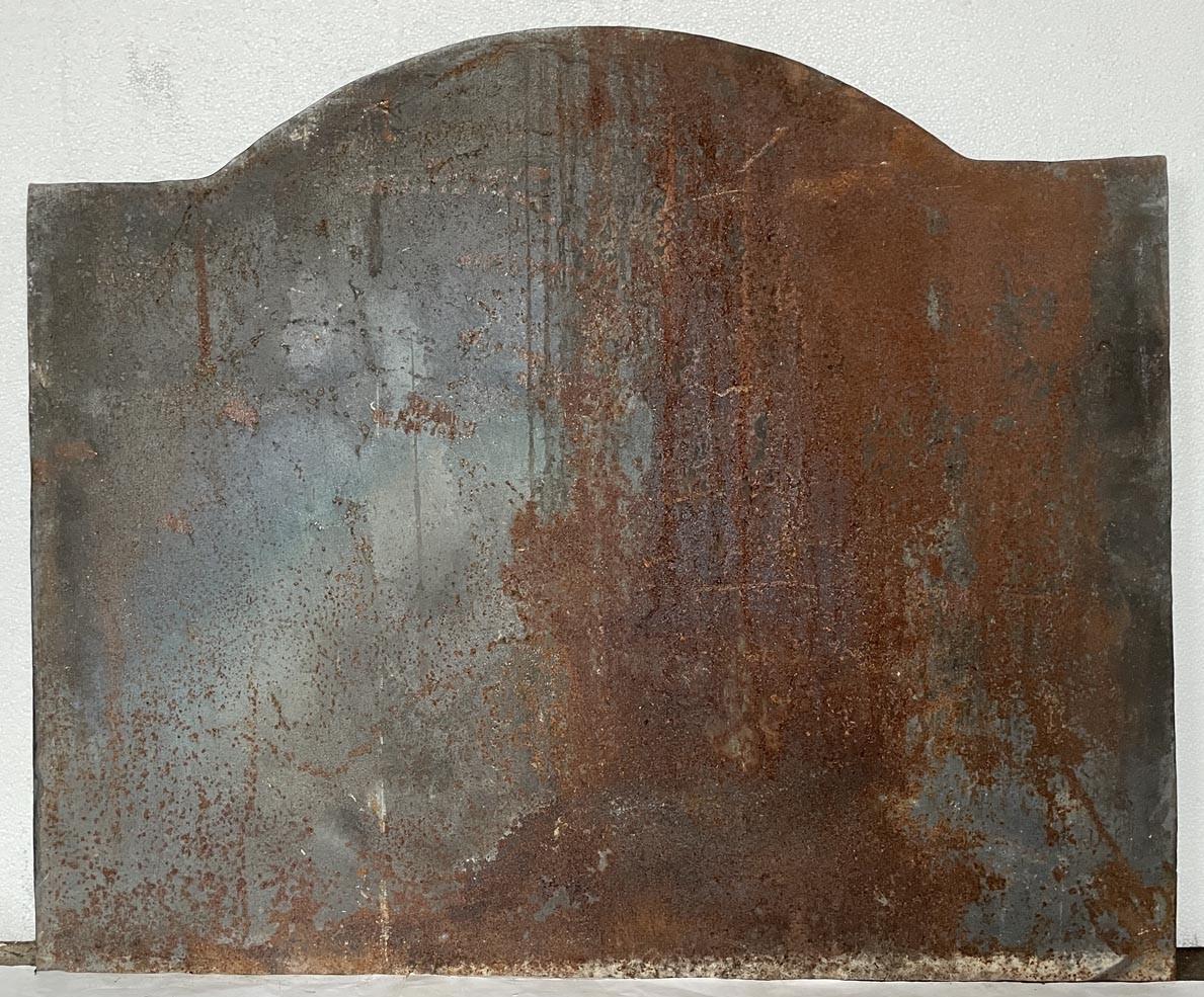 20th Century Fireback Adorned with an Egyptian-Inspired Low-Relief For Sale