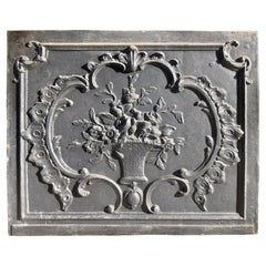 Antique Fireback or Backsplash, ca. 1875-1900