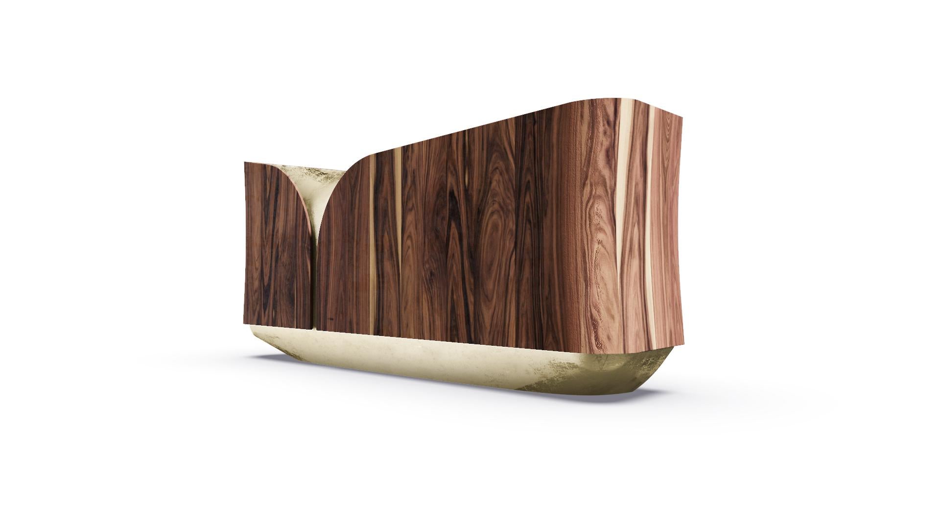 Hand-Crafted Firefall Sideboard by Alma de Luce For Sale