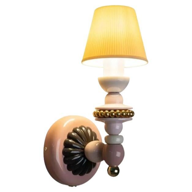 Firefly Wall Sconce in Pink and Gold For Sale