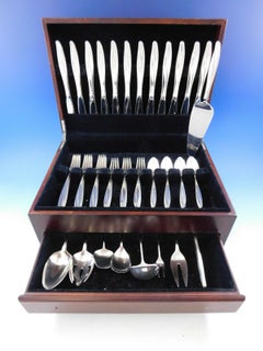 Firelight by Gorham Sterling Silver Flatware Service for 12 Set 57 Pieces Modern