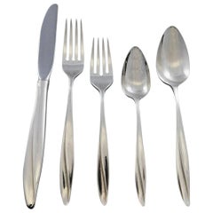 Firelight by Gorham Sterling Silver Flatware Service for 12 Set 65 Pieces Modern