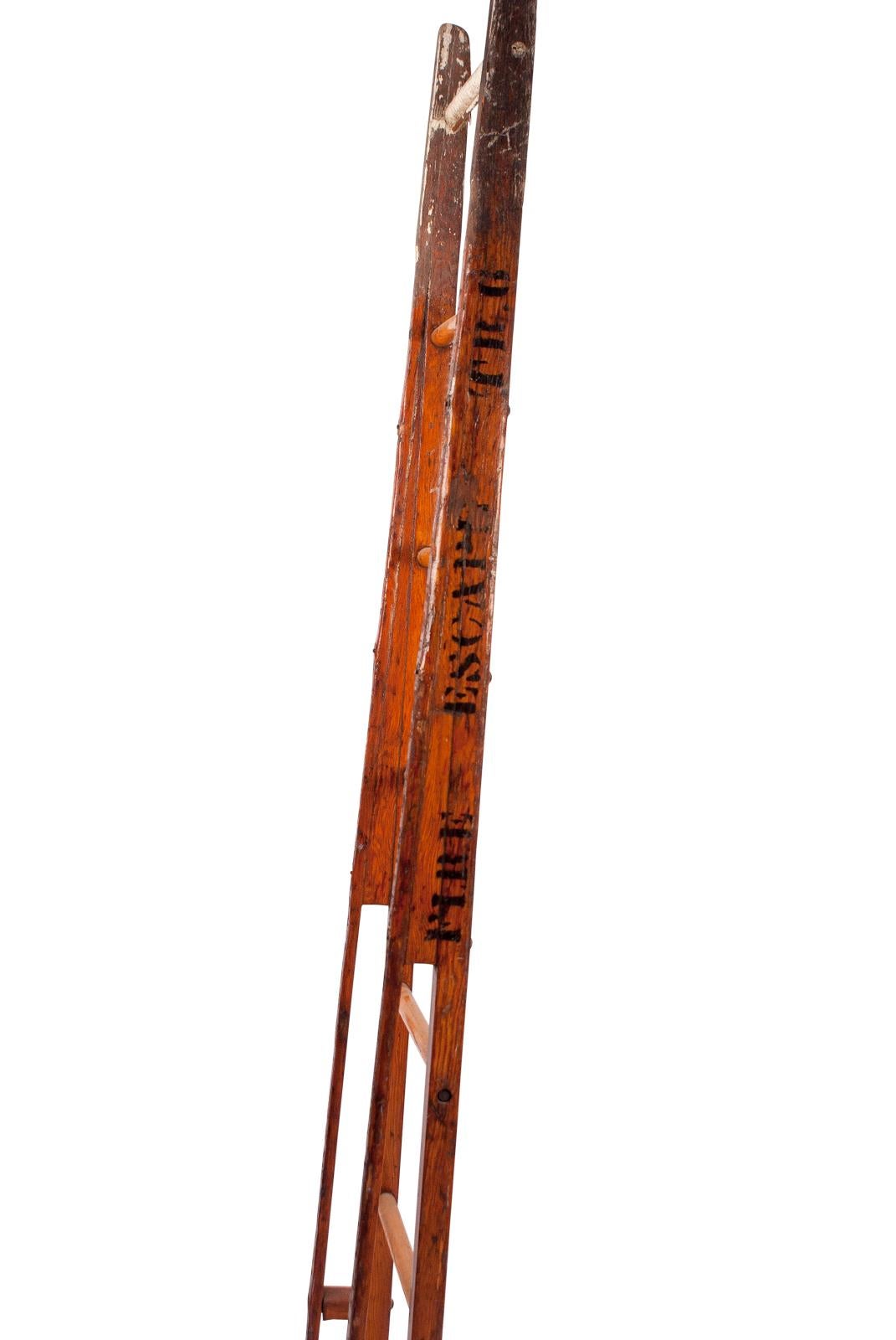 Fireman's Ladder, United States, circa 1900 In Good Condition In San Francisco, CA