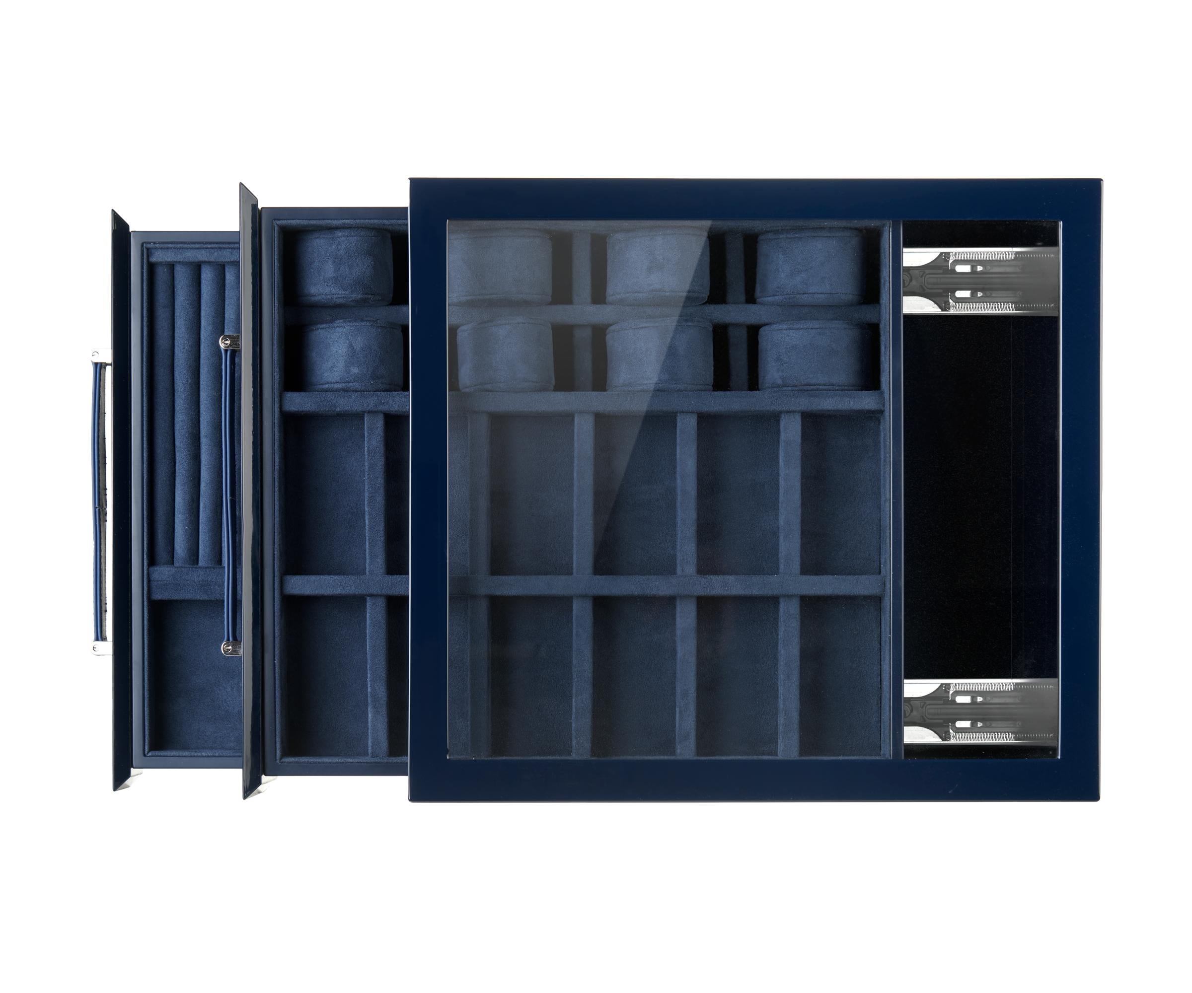 Italian Firenze Blue Luxury Box For Sale