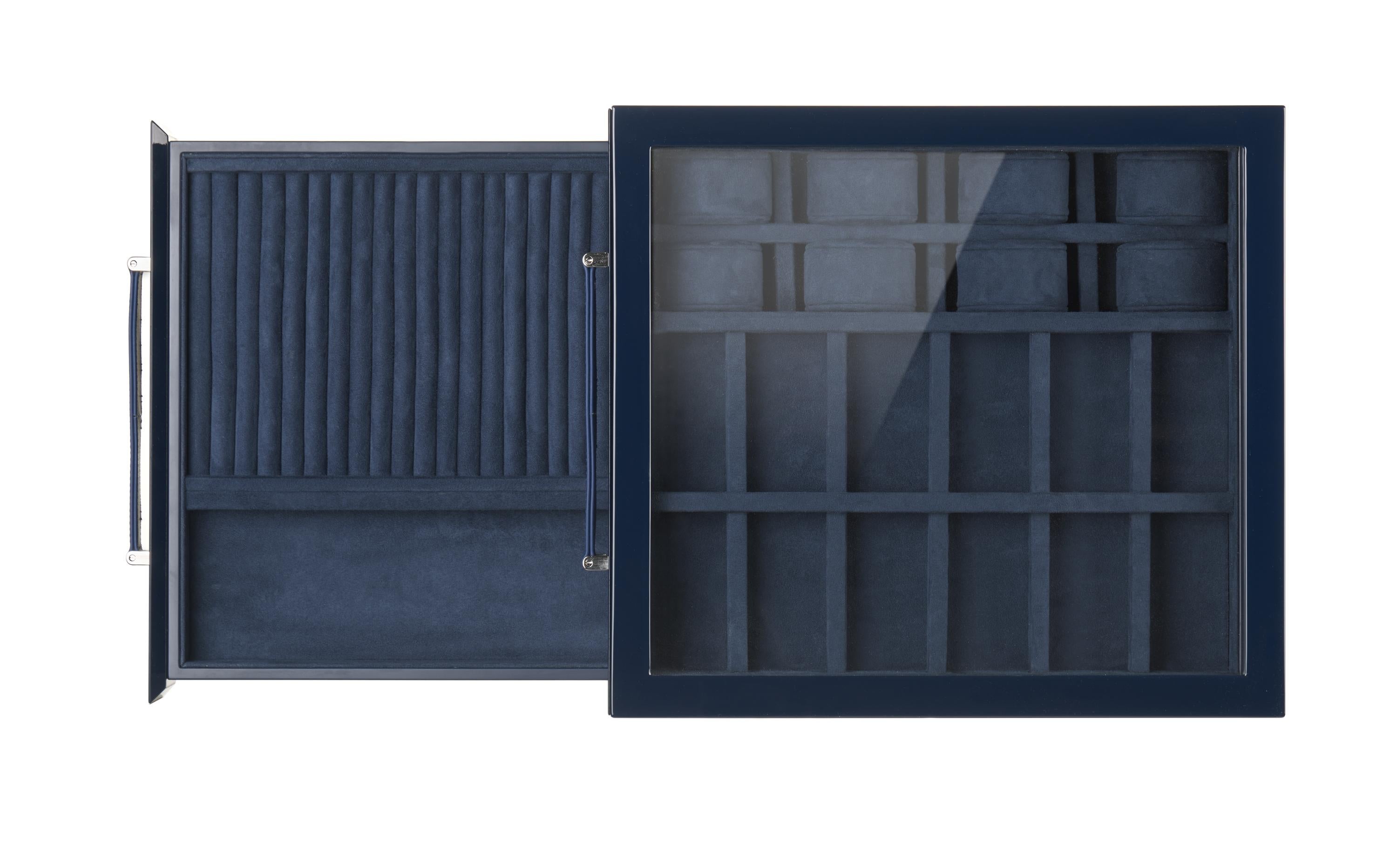 Firenze Blue Luxury Box In New Condition For Sale In Recanati, IT