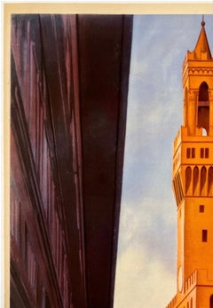 FIRENZE Original Vintage Italian Travel Tourism Italy Florence Art Deco Poster