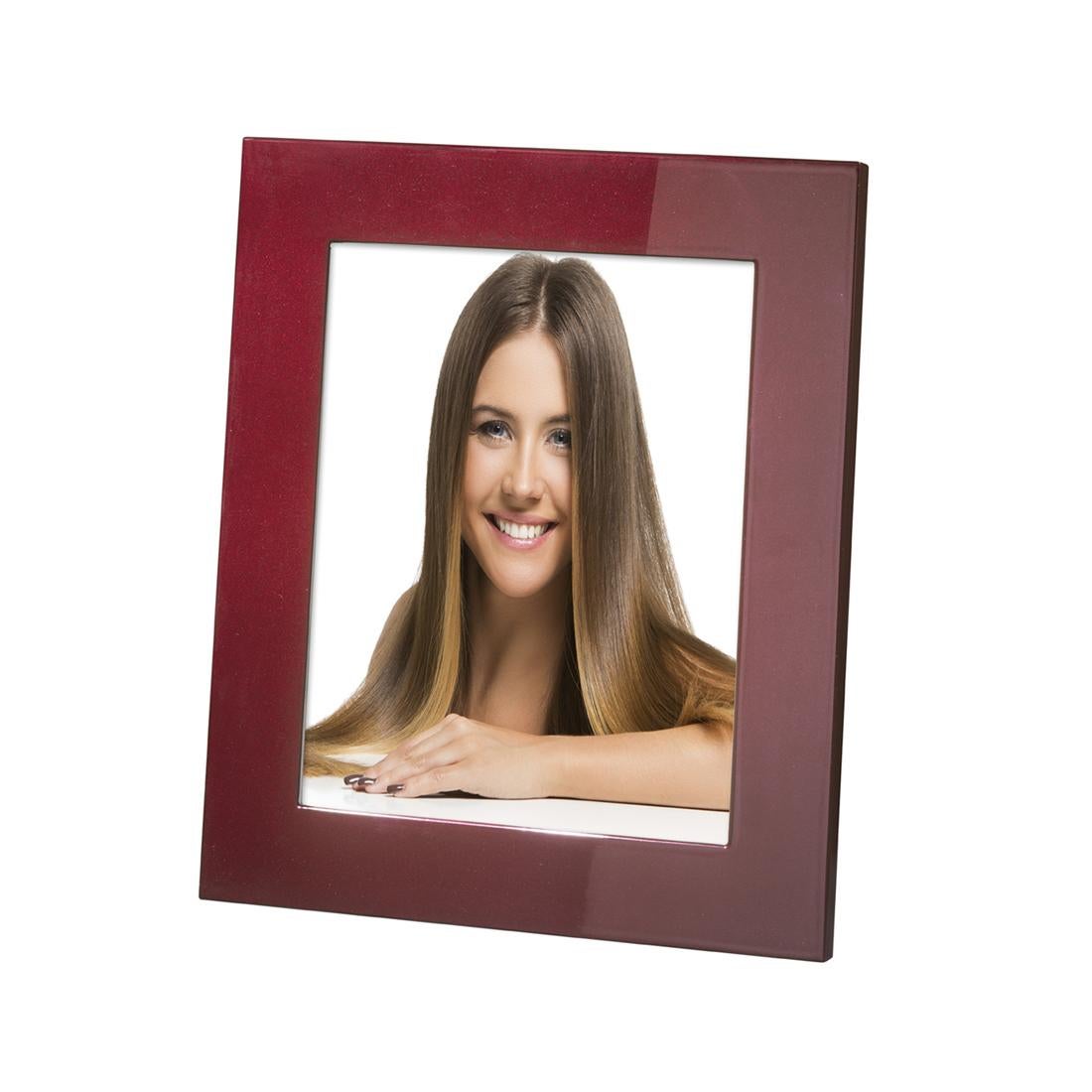 Brushed Firenze Ruby Photoframe For Sale