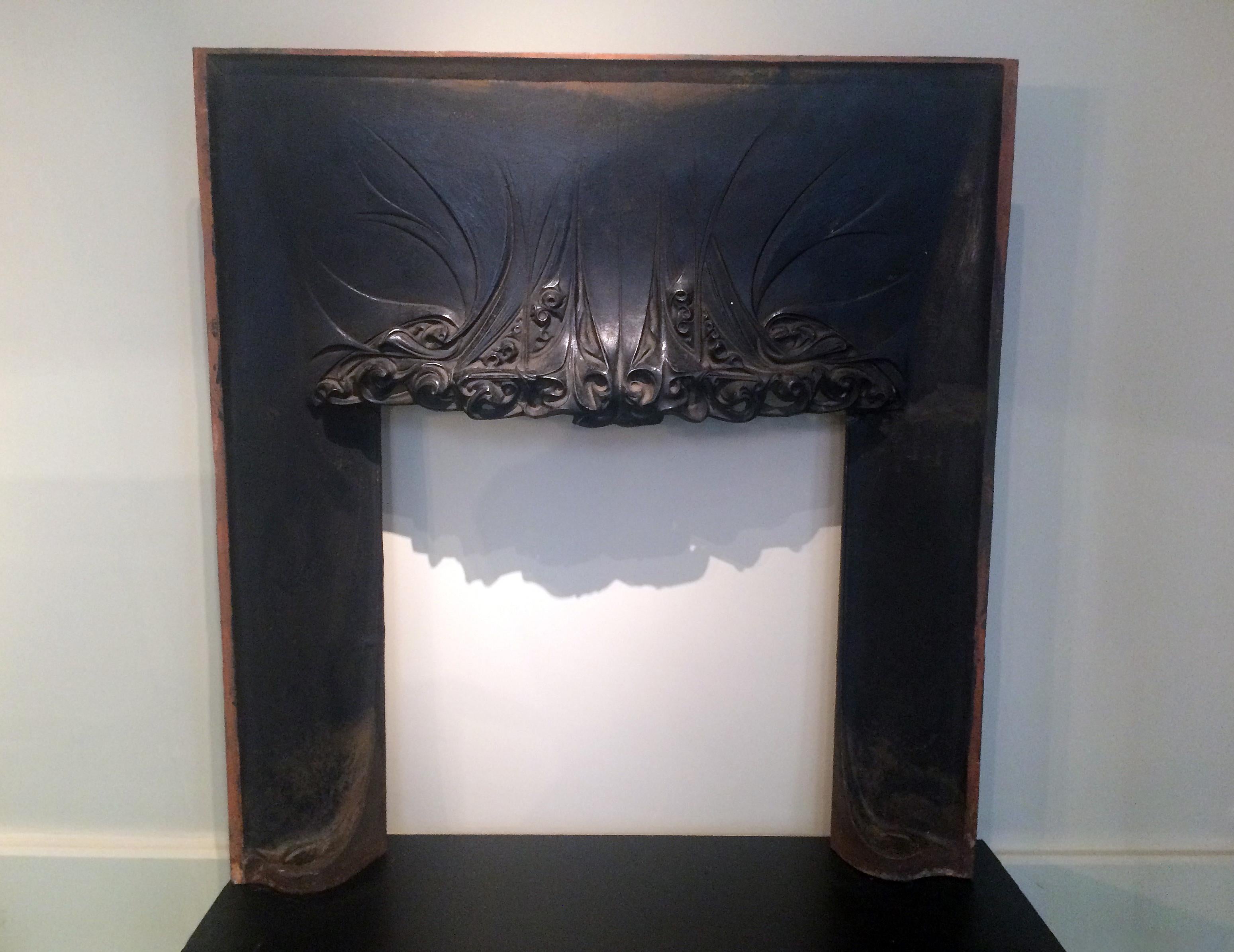 Art Nouveau Fireplace by Hector Guimard, circa 1900 For Sale