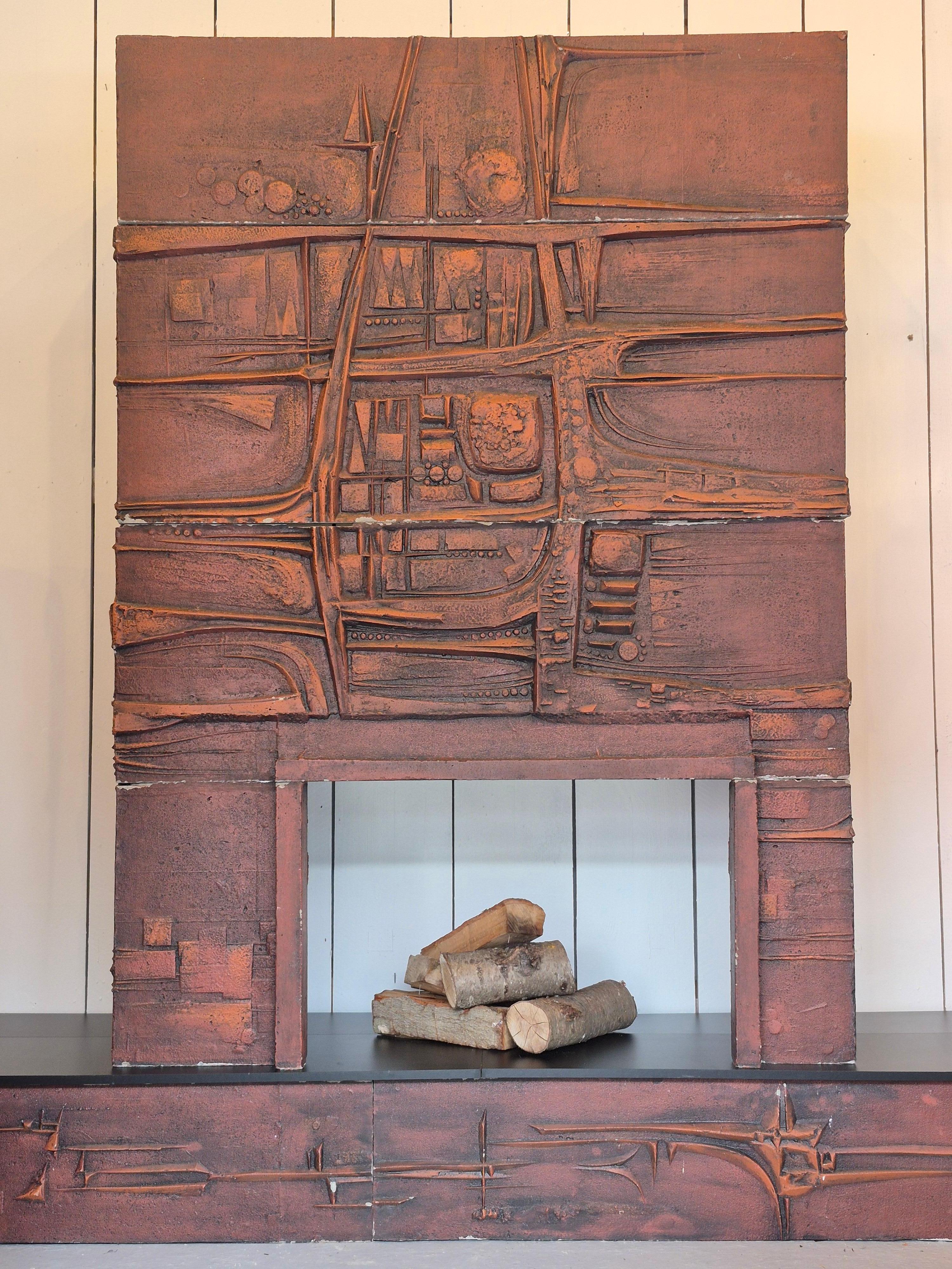 Fireplace by Rogier Vandeweghe for Amphora For Sale 3